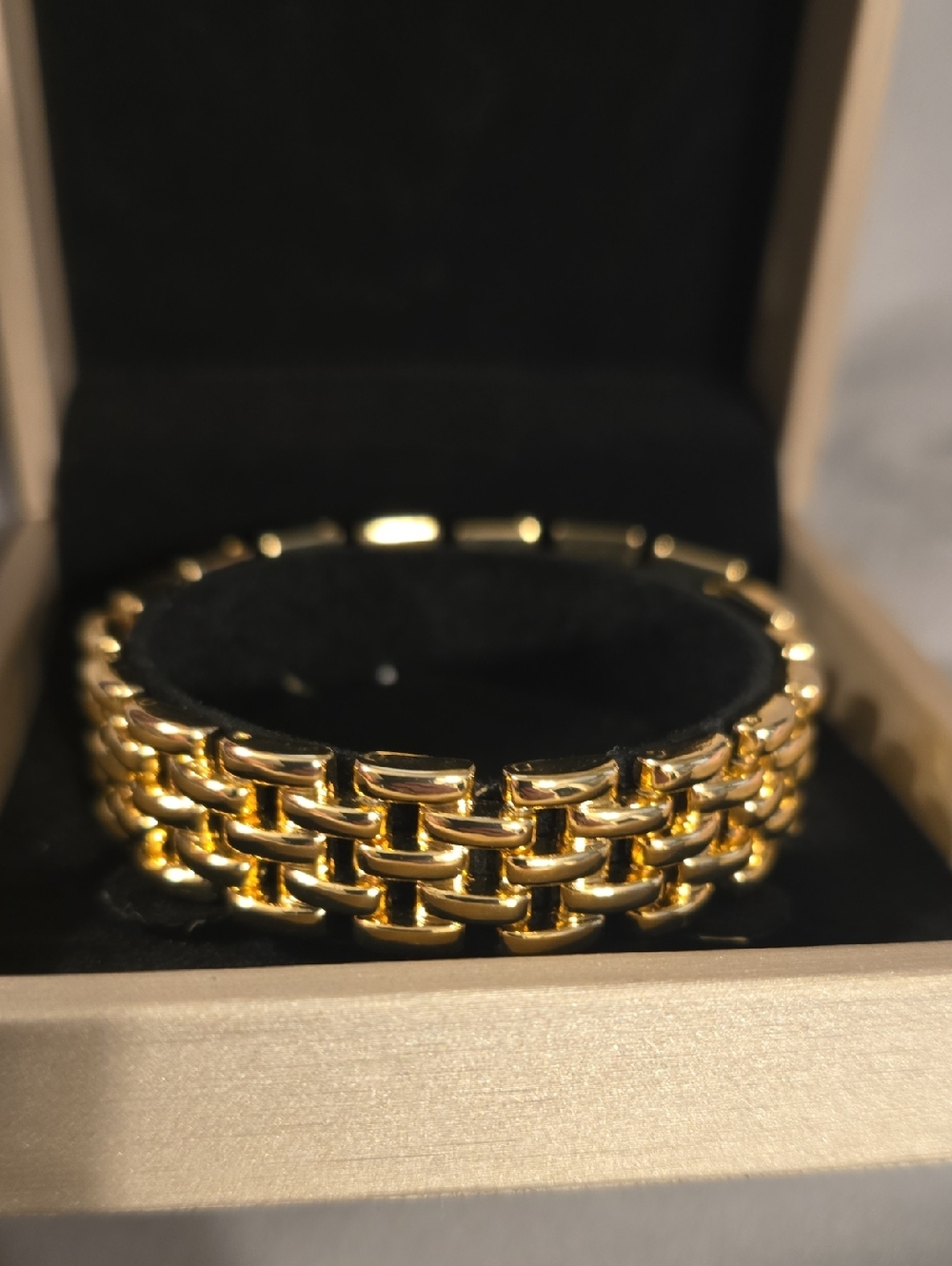 Gold Link Bracelet - Chunky Chain Style